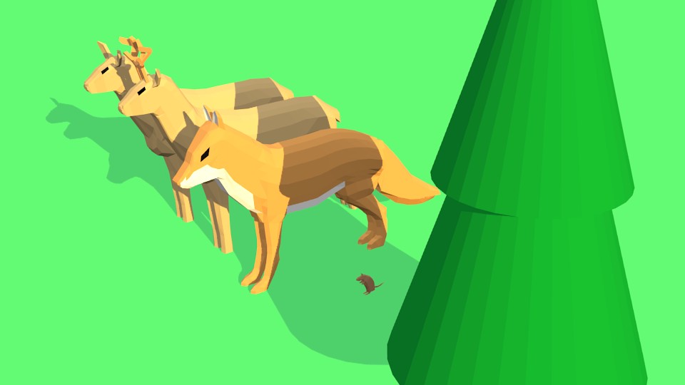 low poly animal assets preview image 1